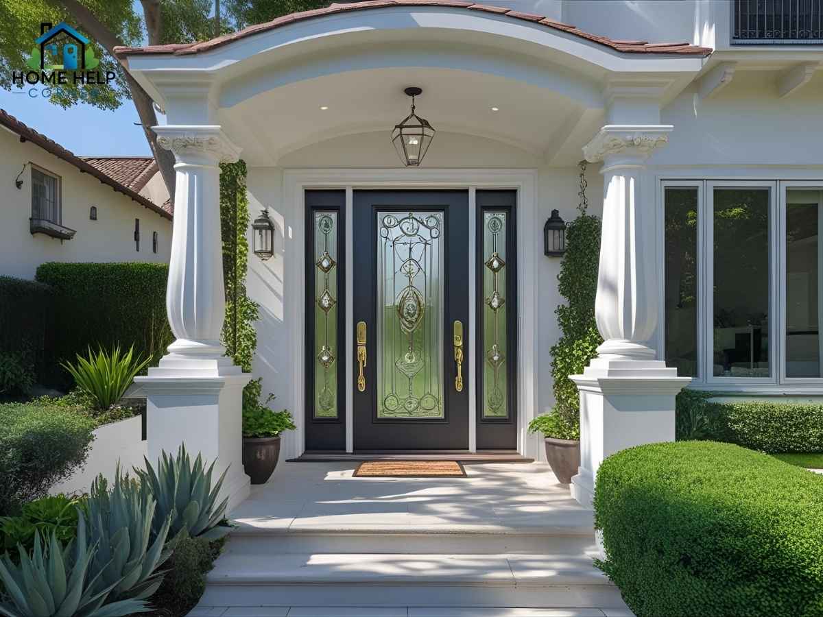 Elegant door hardware upgrade on Huntington Boulevard Los Angeles home
