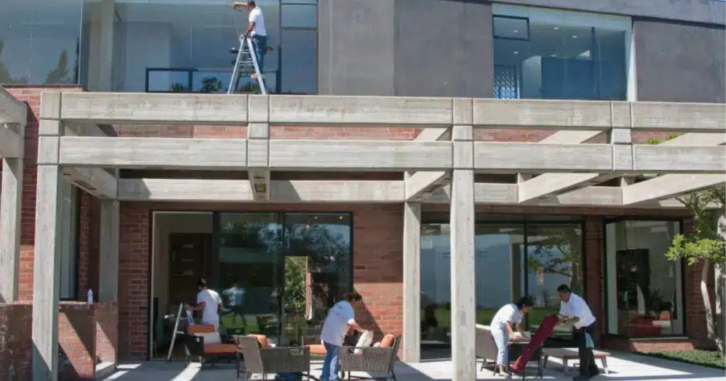 Professional townhouse cleaning team in Los Angeles townhouse 1