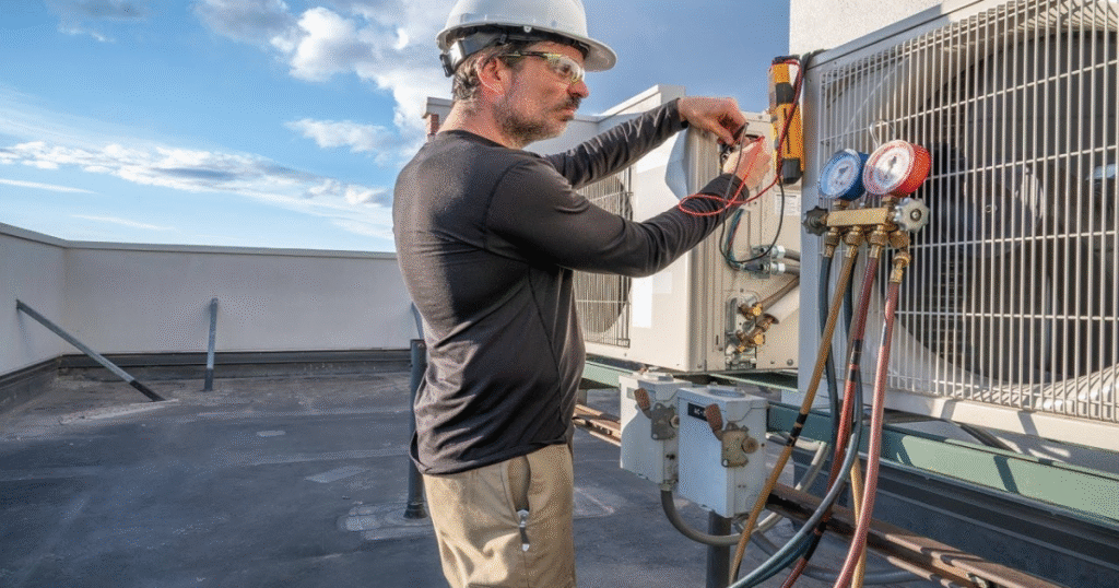 AC Troubleshooting Tips for Hot LA Summers: Local Solutions for Real Heat 1 Technician applying AC troubleshooting tips for hot LA summers Los Angeles